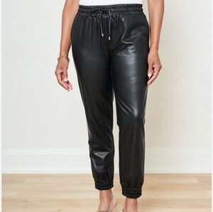 Vegan leather joggers Sz XL